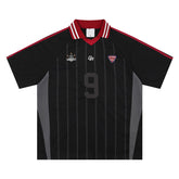 Men's Striped #9 Sports Jersey