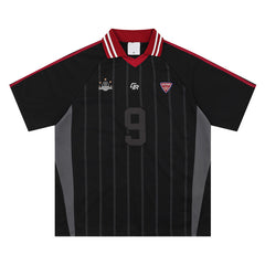 Men's Striped #9 Sports Jersey