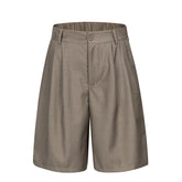 Blank Premium Elastic Waist Shorts