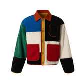 Patchwork Fleece Winter Jacket
