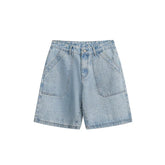 Men's Vintage Washed Denim Shorts