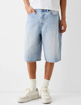 Men Zipper Fly Baggy Jorts