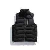 Men's Lightweight Soild Color Down Coat Vest