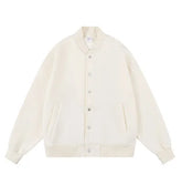 New Style 350gsm Solid Color Baseball Jacket