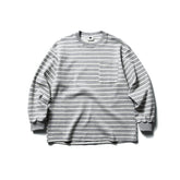 Unisex Loose Striped Long Sleeve Sweatshirts