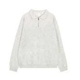Men's Half Zipper Oversized Pullover