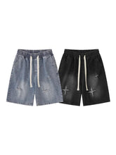 Vintage Distressed Denim Shorts