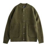 Cardigan Men's Knitted Round Neck Sweater