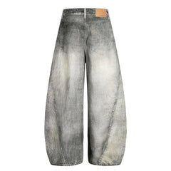 Men's Mid Waist High Street Vintage Jeans