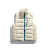 Men's Lightweight Soild Color Down Coat Vest