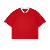 Custom Men's Cropped Style 100% Cotton 235gsmT-Shirt