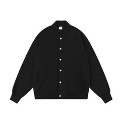 New Style 350gsm Solid Color Baseball Jacket
