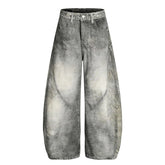Men's Mid Waist High Street Vintage Jeans