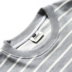 Unisex Loose Striped Long Sleeve Sweatshirts