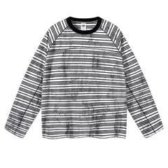 210gsm Soft Comfortable Striped Long Sleeve