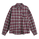 Men's Plaid Long-Sleeved Shirt