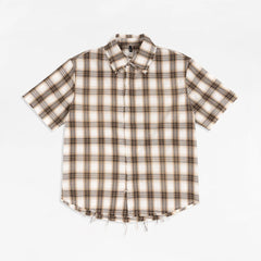 Men's Retro Plaid Short-Sleeved Shirt