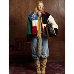 Patchwork Fleece Winter Jacket