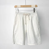 Casual Loose Fit Breathable Linen Regular Shorts
