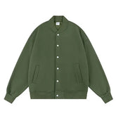 New Style 350gsm Solid Color Baseball Jacket