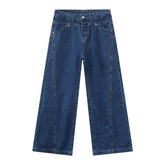 Men's Blank Wide Leg Jeans