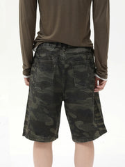 Summer Camo Cargo Baggy Shorts