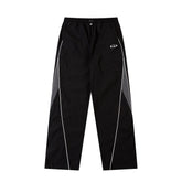 Elastic Waist Wide-Leg Sweatpants