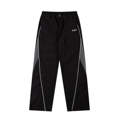 Elastic Waist Wide-Leg Sweatpants