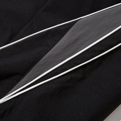 Elastic Waist Wide-Leg Sweatpants