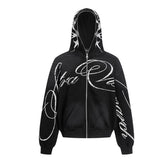 American Style Hip Hop Zip up Hoodies