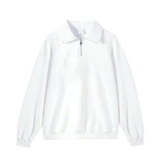 Men's Half Zipper Oversized Pullover