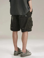 Street Style Multi-pocket Cargo Shorts