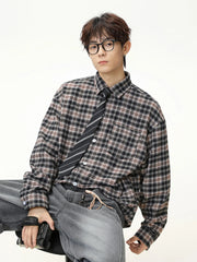 Men's Plaid Shirts Long Sleeves