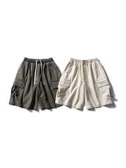 Men's Summer 100% Cotton Cargo Shorts