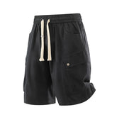 Casual Streetwear Cargo Shorts With Side Pockets