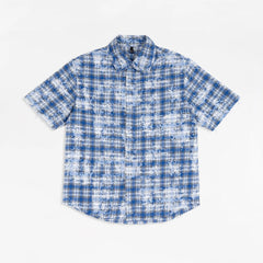 Men's Retro Plaid Short-Sleeved Shirt