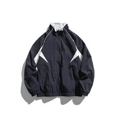 Fashion Stand-up Zipper Jacket