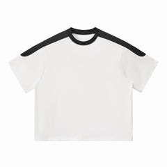 240 Grams Loose Casual Tops Cropped Style
