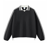 380gsm 100% Cotton Striped Line Sweatshirts