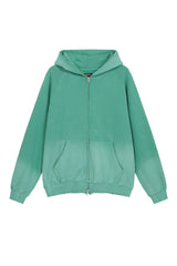 Acid Washed Cropped Hoodies