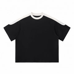240 Grams Loose Casual Tops Cropped Style