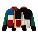 Patchwork Fleece Winter Jacket