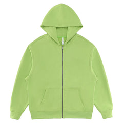 430gsm Heavyweight Zipper Boxy Hooded