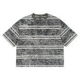 Boxy Fit Striped 260gsm Short Sleeve