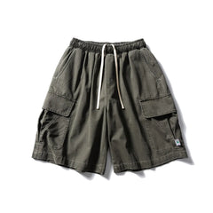 Men's Summer 100% Cotton Cargo Shorts