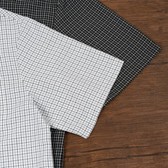 Summer Trendy Plaid Distressed Short-sleeved