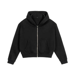 Cropped Boxy Fit Hoodie