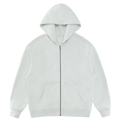 430gsm Heavyweight Zipper Boxy Hooded