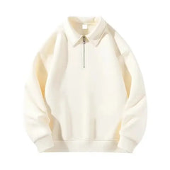 Men's Half Zipper Oversized Pullover