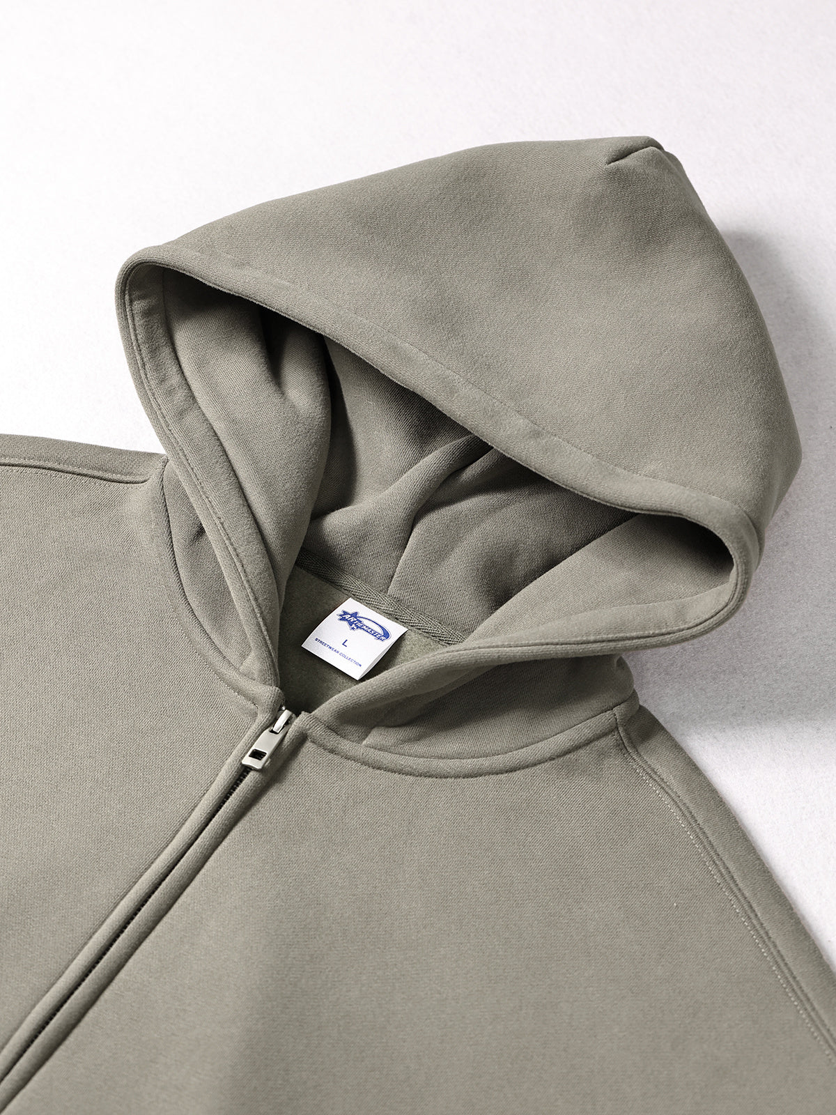 Unisex Solid Zip-up Hoodies